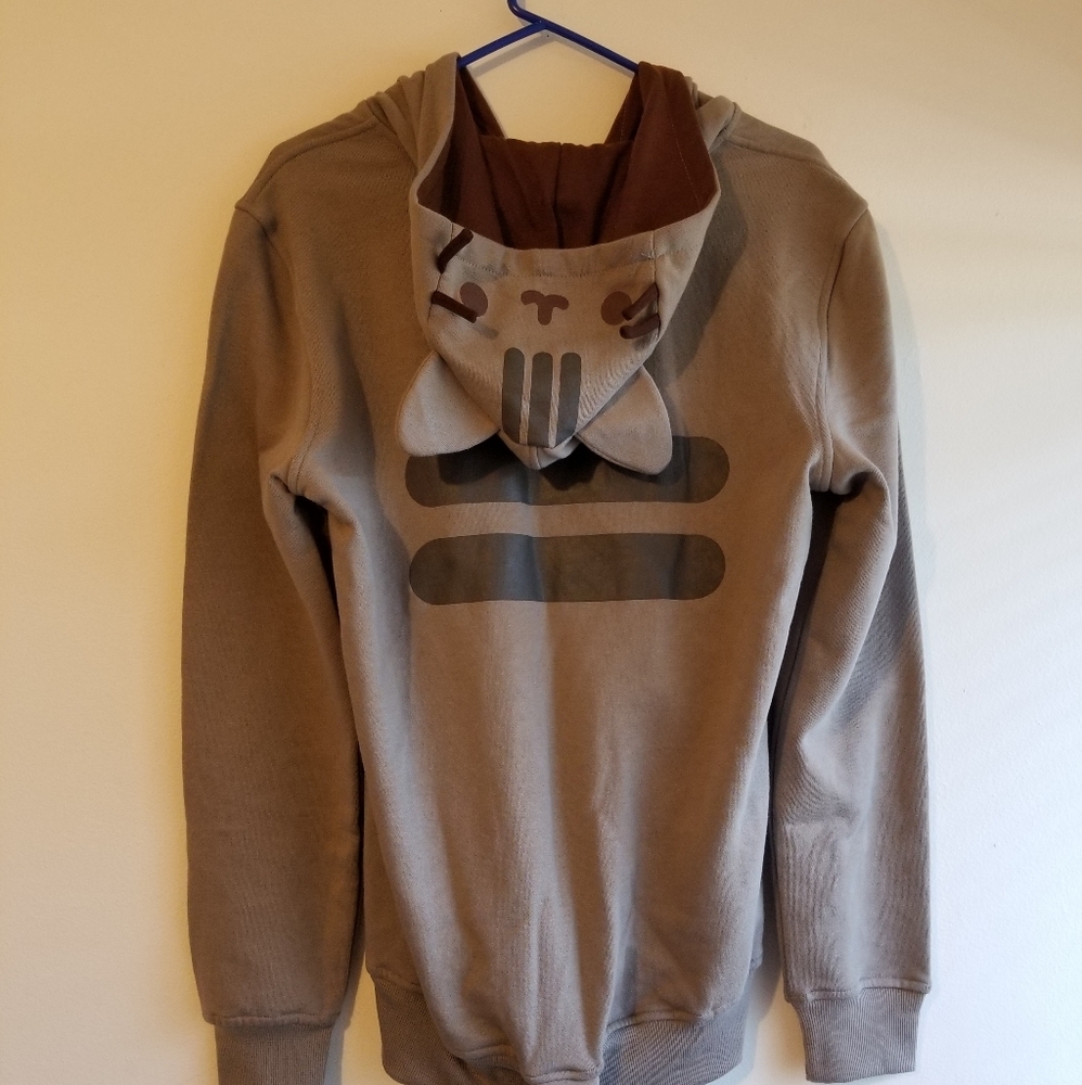 Pusheen Jacket with Cat Ear Hoodie and Tail